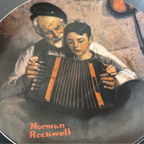 Vintage‎ 1981 Norman Rockwell The Music Maker Decorative Plate #22396 S - Picture 2 of 6